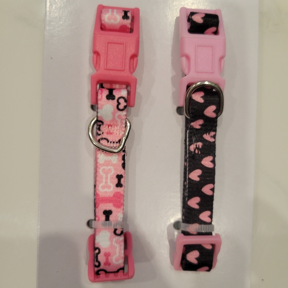 X- Small Puppy Collar Set